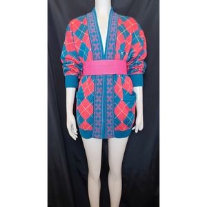Vintage Harlequin Cardingan